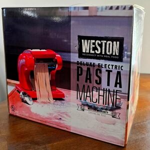 Weston Deluxe Electric Pasta Machine - Red